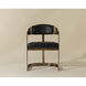 Beaumont Antique Brass / Cantina Black Dining Armchair